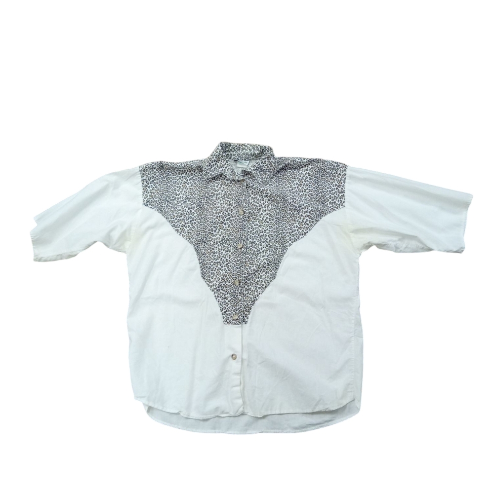 Vintage Ardmore Animal Print Buttondown